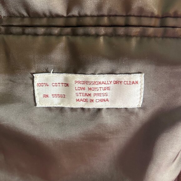 Mens Cordovan & Grey Ltd Brown Corduroy Blazer Jacket Mens 46L Retro Vintage - Picture 6 of 8